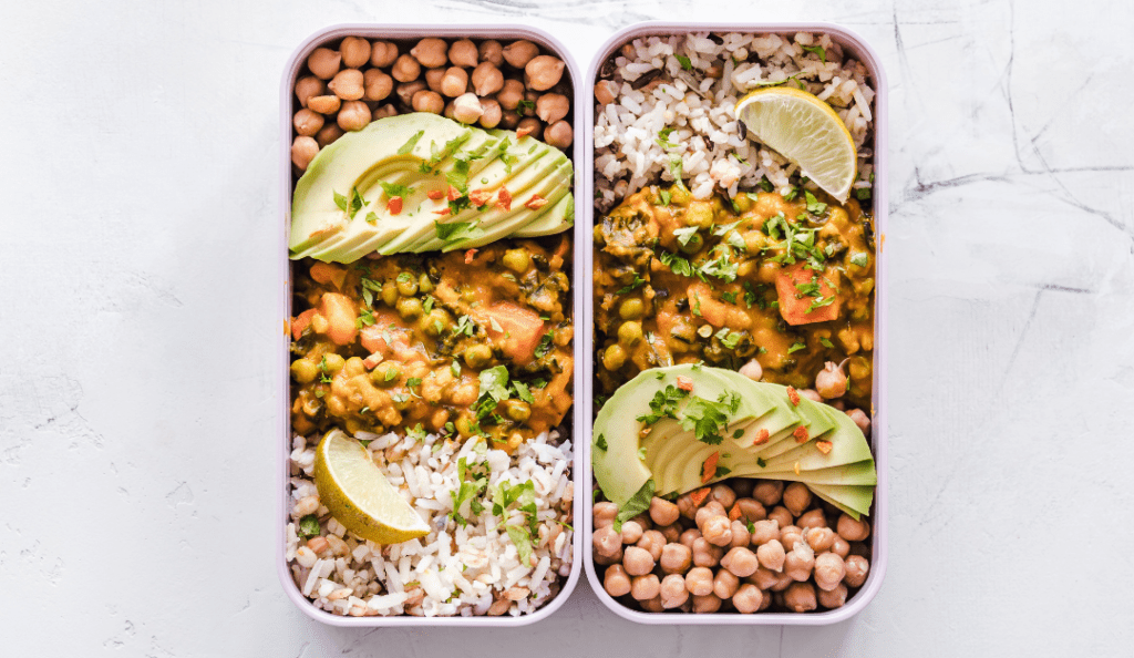 Vegan Superfood Grain Lunch Box, Easy Healthy meals