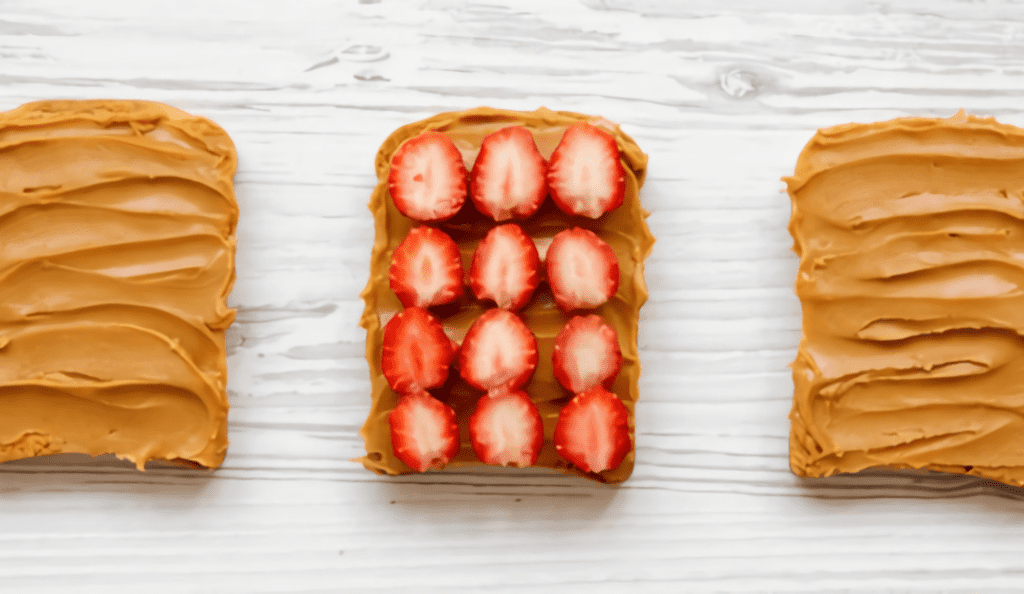 Strawberry & Peanut Butter Toast